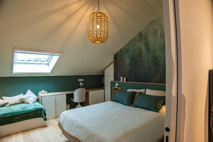 Chambre à coucher électricité générale