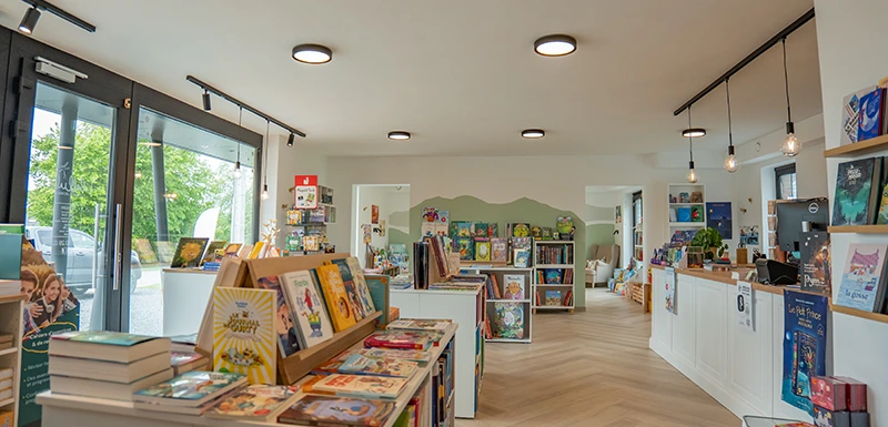 Librairie La Libellule éléectricité pour les commerces
